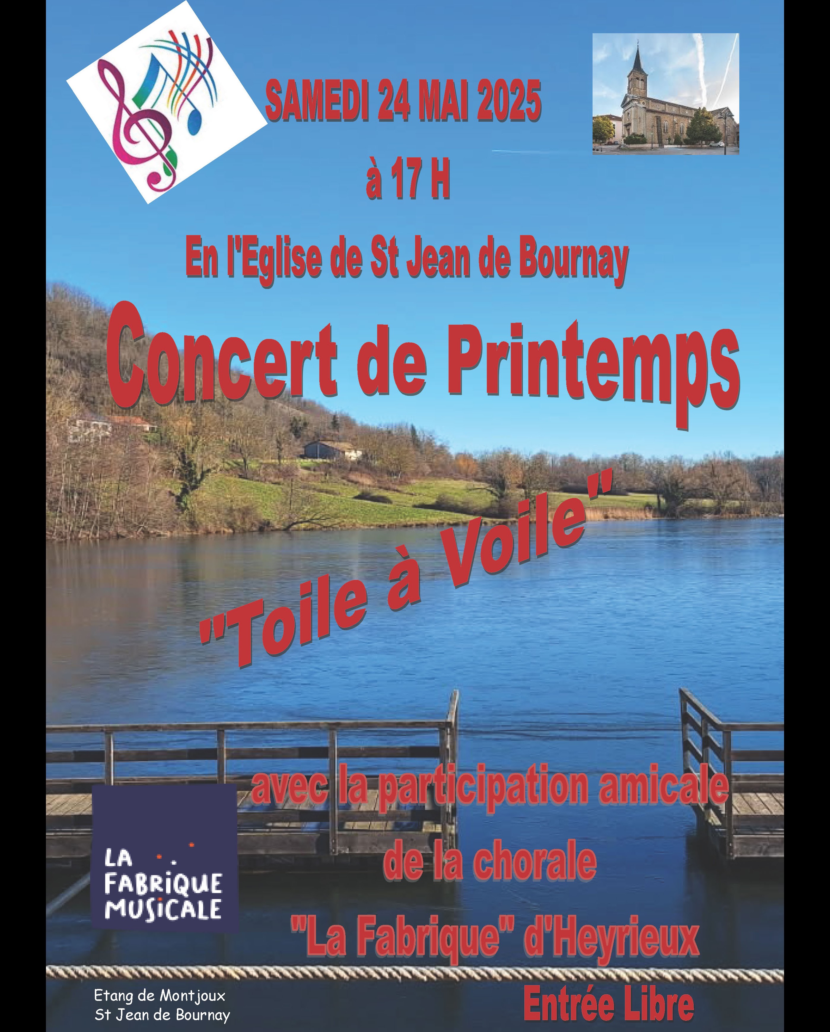 Samedi 24 mai 2025 : concert de printemps du Chœur